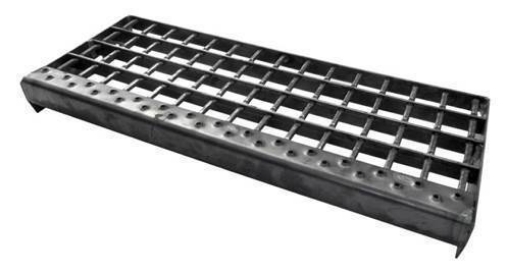 Picture of STAIR TREADS COMMERCIAL QUALITY GALVANIZED 600 x 205