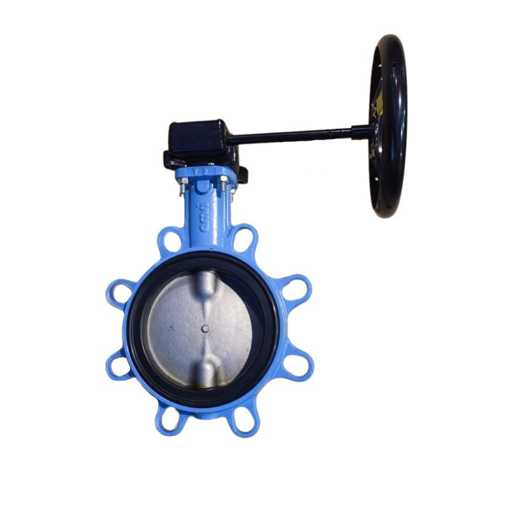 Picture of Butterfly Valve,Amri, Boax-B,DN150mm,Type 2 wafer multi-
drilled,3g body-Ductile iron,6k shaft-316 stainless
steel,6g disc-304 stainless steel, XU liner-,MN25 gearbox operated