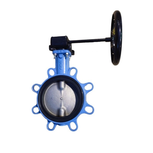 Picture of Butterfly Valve,Amri, Boax-B,DN300mm,Type 2 wafer multi-
drilled,3g body-Ductile iron,6k shaft-316 stainless
steel,6g disc-304 stainless steel, XU liner-,MR50 gearbox operated