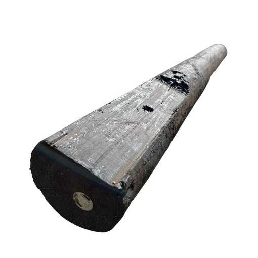 Picture of GUARDRAIL TIMBER POST CREOSOTED, 150MM - 170MM TAPERED DIAMETER, 1.8M LENGTH