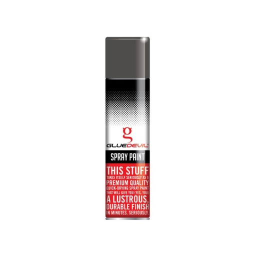 Picture of SPRAY PAINT MACHINERY GREY Q:300ML GLUEDEVIL