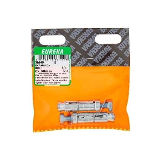 Picture of EXPANSION BOLT 8X60MM Q:2 EUREKA