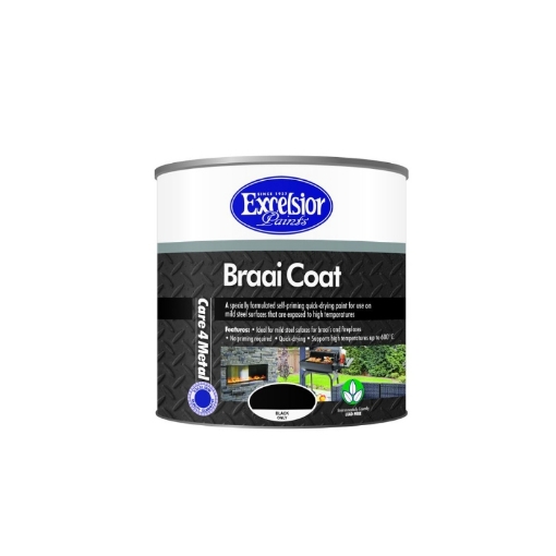 Picture of PAINT BRAAI COAT BLACK Q:1L EXCELSIOR