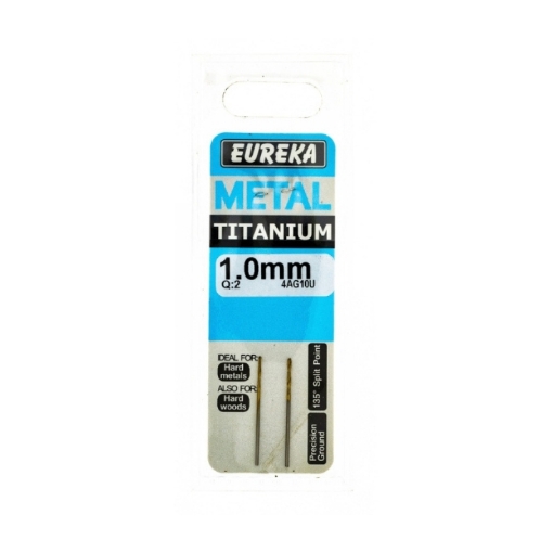 Picture of DRILL BIT HSS (HIGH SPEED STEEL) TITAN GOLD 1.0MM Q:2 EUREKA