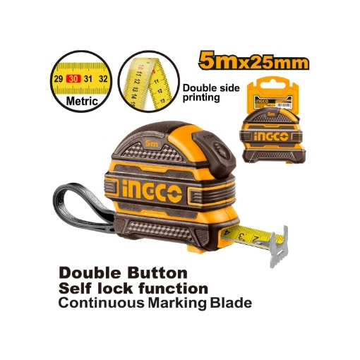 Picture of TAPE MEASURE RUBBER CASE 25MMX5M INGCO