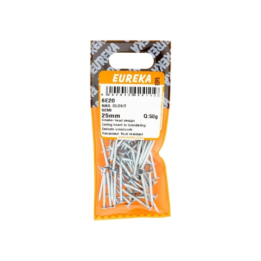 Picture of NAIL CLOUT SEMI 25MM Q:50G EUREKA
