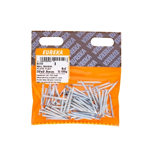 Picture of NAIL MASONRY FLUTE FLAT 32X2.8MM Q:120G EUREKA