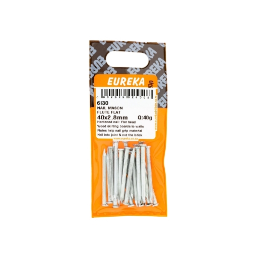 Picture of NAIL MASONRY FLUTE FLAT 40X2.8MM Q:40G EUREKA