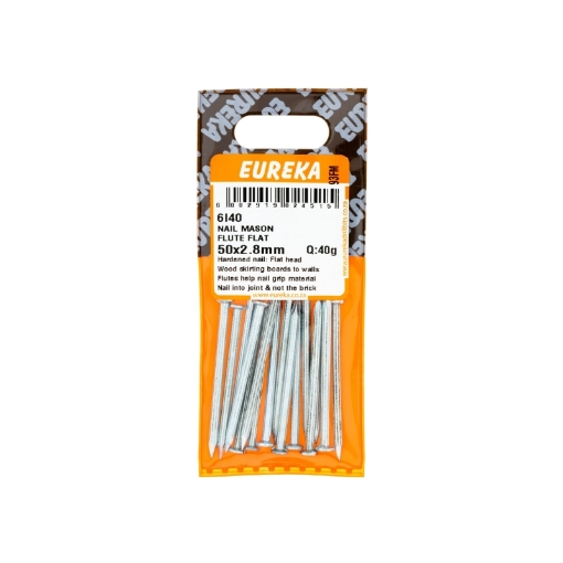 Picture of NAIL MASONRY FLUTE FLAT 50X2.8MM Q:40G EUREKA