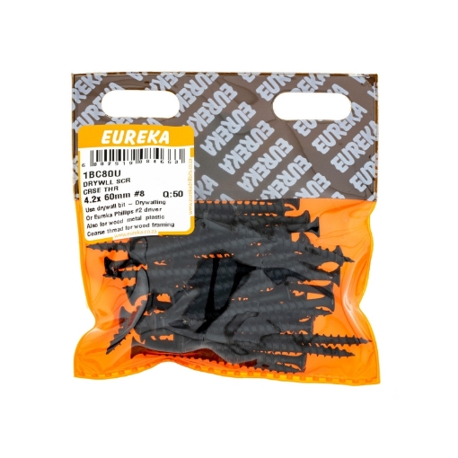 Picture of DRYWALL SCREW COARSE THREAD 4.2X60MM NO 8 Q:50 EUREKA