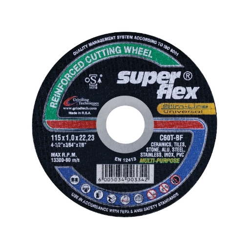 Picture of CUTTING DISK FLAT S-F SLIMLINE  MULTI PUR 115MMX1,
